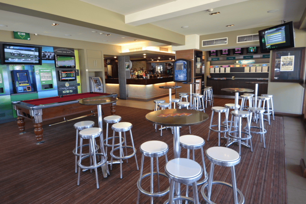 The Astor bar and lounge with pool table